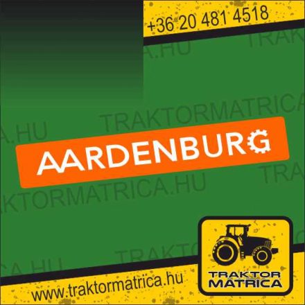 Aardenburg matrica 55x10 cm (levonó, decal, Aufkleber)