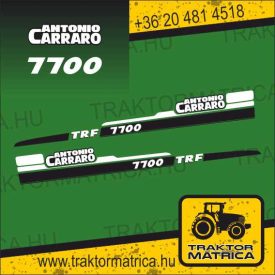   Antonio Carraro TRF 7700 matricakészlet (levonó, decal, Aufkleber)