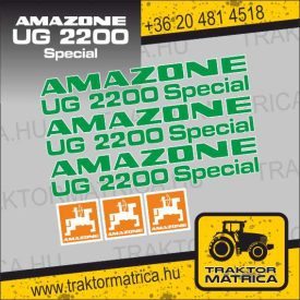   Amazone UG 2200 Special matricakészlet (levonó, decal, Aufkleber)