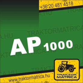 AP 1000 matrica 40 x 10 cm (levonó, decal, Aufkleber)