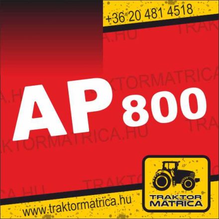 AP800 matrica (levonó, decal, Aufkleber)