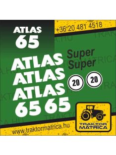 Atlas 65 Super matricakészlet (levonó, decal, Aufkleber)