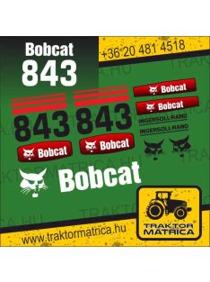 Bobcat 843 matricakészlet (levonó, decal, Aufkleber)