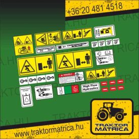   Bobcat KÜLSŐ biztonsági matrica készlet (levonó, decal, Aufkleber)