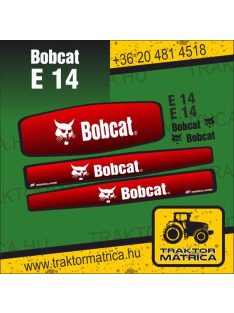 Bobcat E14 matricakészlet (levonó, decal, Aufkleber)