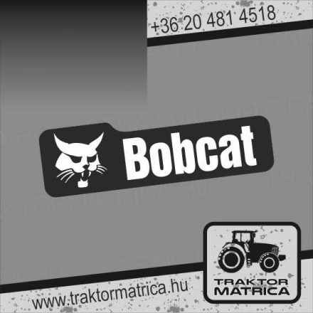 Bobcat matrica (48 x 14 cm) (levonó, decal, Aufkleber)