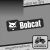 Bobcat matrica (48 x 14 cm) (levonó, decal, Aufkleber)