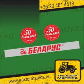   Belarus fülke és Jubileum matricakészlet (levonó, decal, Aufkleber)