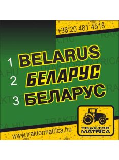 Belarus matrica (levonó, decal, Aufkleber)
