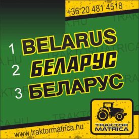 Belarus matrica (levonó, decal, Aufkleber)