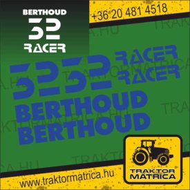   Berthoud 32 Racer matricakészlet (levonó, decal, Aufkleber)