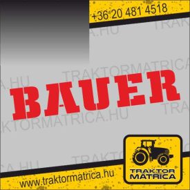 Bauer matrica (levonó, decal, Aufkleber)