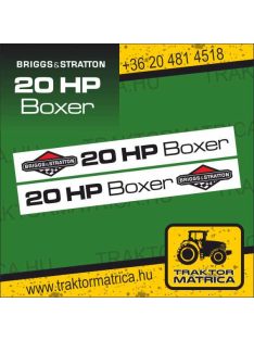   Briggs & Stratton 20 HP Boxer matricakészlet (levonó, decal, Aufkleber)