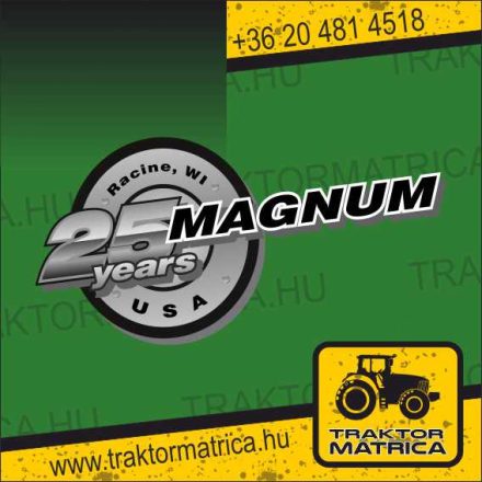 25 Years Magnum matrica (levonó, decal, Aufkleber)