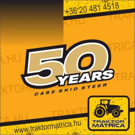 Case 50 Years matrica (levonó, decal, Aufkleber)