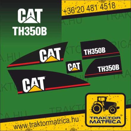 Cat TH350B matricakészlet (levonó, decal, Aufkleber)