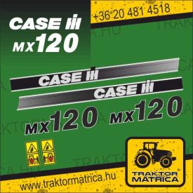 Case IH MX120 matricakészlet (levonó, decal, Aufkleber)