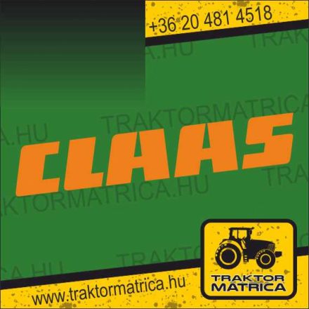 Claas matrica 200 / 206 cm (levonó, decal, Aufkleber)