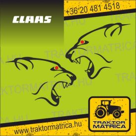 Claas Jaguár matrica készlet (levonó, decal, Aufkleber)