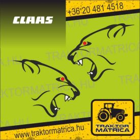 Claas Jaguár matrica készlet (levonó, decal, Aufkleber)