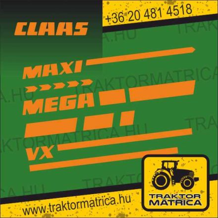 Mega / Maxi / VX matrica  (levonó, decal, Aufkleber)