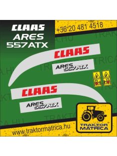   Claas Ares 557 ATX matricakészlet (levonó, decal, Aufkleber)