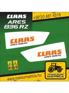   Claas Ares 836 RZ  matricakészlet (levonó, decal, Aufkleber)