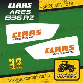   Claas Ares 836 RZ  matricakészlet (levonó, decal, Aufkleber)