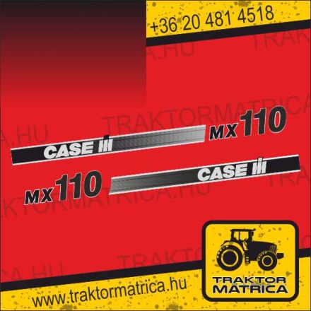 Case IH MX110 matricakészlet (levonó, decal, Aufkleber)