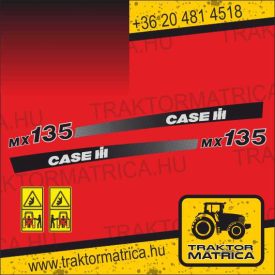 Case IH MX135 matricakészlet (levonó, decal, Aufkleber)