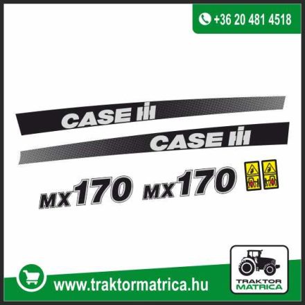 Case IH MX170 matricakészlet (levonó, decal, Aufkleber)
