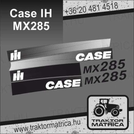 Case IH MX285 matricakészlet (levonó, decal, Aufkleber)