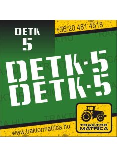   Detk-5 matricakészlet 72 x 15 cm (levonó, decal, Aufkleber)
