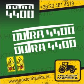 Dutra 4400 matrica (levonó, decal, Aufkleber)