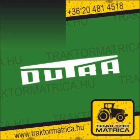 Dutra matrica (levonó, decal, Aufkleber)
