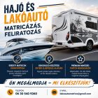 Egyedi hajó,  lakókocsi - lakóautó matrica