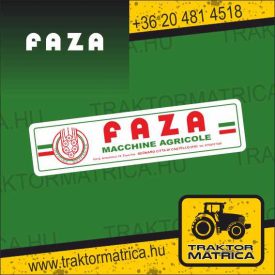 Faza matrica 30 x 7 cm (levonó, decal, Aufkleber)