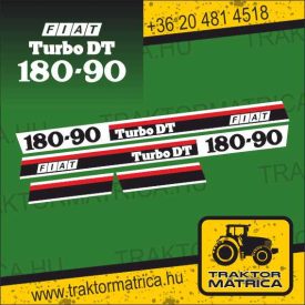   Fiat Turbo DT 180-90 matricakészlet (levonó, decal, Aufkleber)