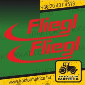   Fliegl VFW 7500 matricakészlet  150 x 41 cm (levonó, decal, Aufkleber)