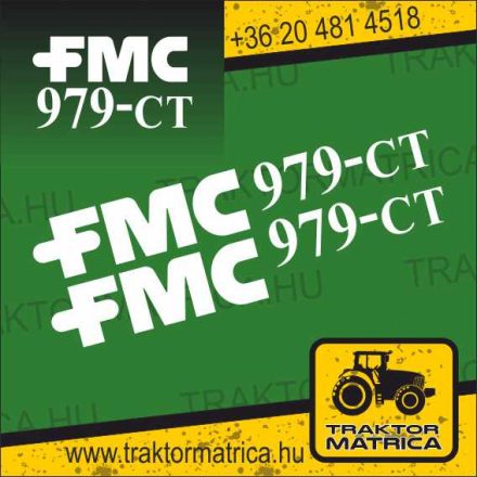 FMC 979-CT matricakészlet (levonó, decal, Aufkleber)