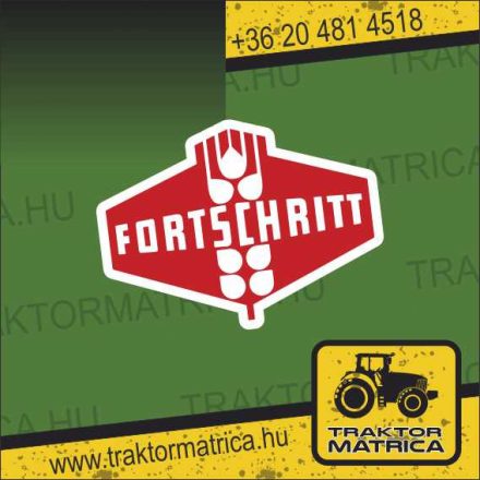 Fortschritt matrica (levonó, decal, Aufkleber)