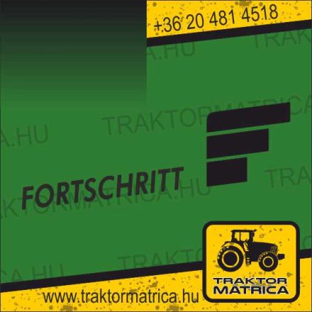 Fortschritt matrica 41 x 10 cm (levonó, decal, Aufkleber)