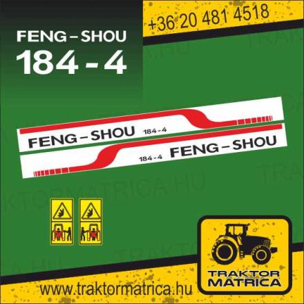 Feng-Shou 184-4 matricakészlet (levonó, decal, Aufkleber)