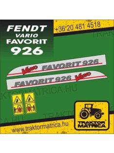 Fendt Vario 926 matricakészlet (levonó, decal, Aufkleber)