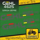 Gehl 4625 SX matricakészlet (levonó, decal, Aufkleber)