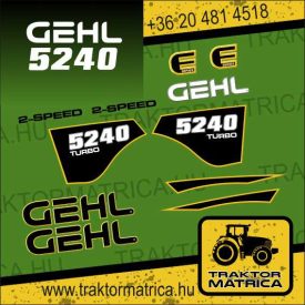 Gehl 5240 matricakészlet (levonó, decal, Aufkleber)