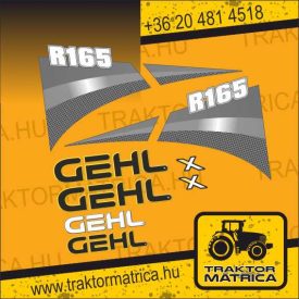 Gehl R165 matricakészlet (levonó, decal, Aufkleber)