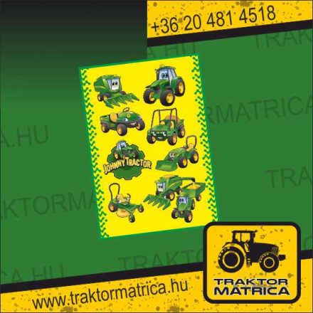 John Deere / New Holland / JCB matricakészlet gyerekeknek (40 x 28 cm) (levonó, decal, Aufkleber)