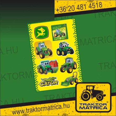 John Deere / New Holland / JCB matricakészlet gyerekeknek (40 x 28 cm) (levonó, decal, Aufkleber)