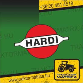 Hardi matrica  (levonó, decal, Aufkleber)